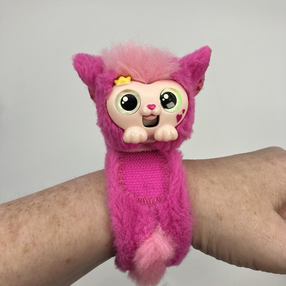 Wrapples Pink Princeza Slap Band Bracelet Little Live Interactive Pets Working